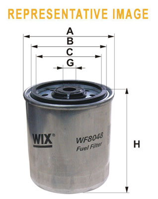 degvielas filtrs WF8048 KC63 WK817/3X
