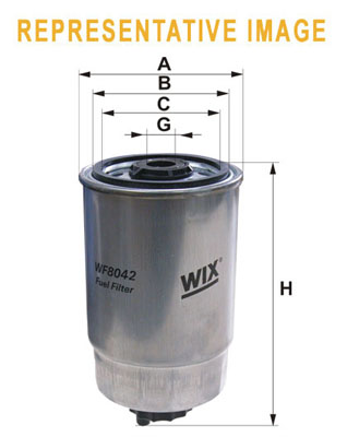 degvielas filtrs WF8042 ST302 WK842/2 KC43