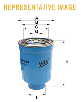 degvielas filtrs WF8058 FC-606