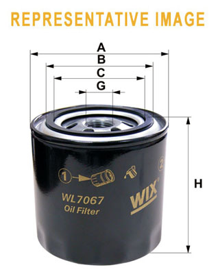 eļļas filtrs WL7307