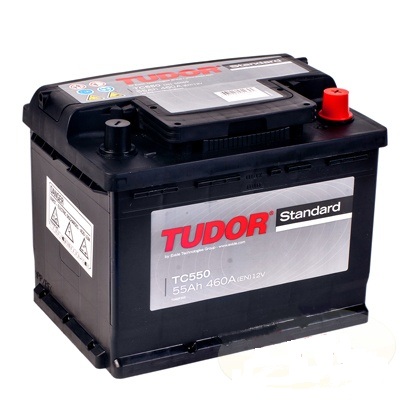 Akumulators Tudor Standard TC550 12V 55Ah 460A -+ 242x175x190