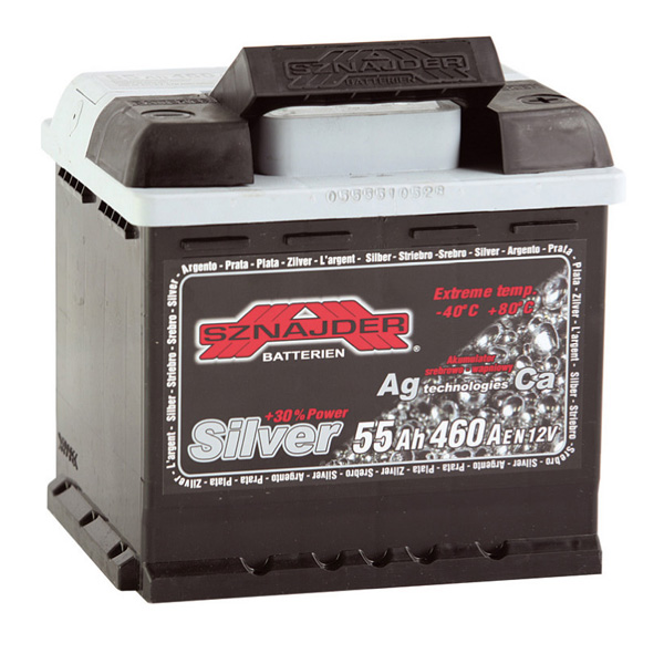 Akumulators Sznajder Silver SS55525 12V 55Ah 460A -+ 205x175x190