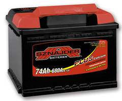 Akumulators Sznajder SZ57412 12V 74Ah 680A -+ 275x175x190  =SZE74R