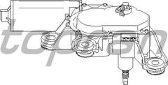 Logu tīrītāju motors 110741