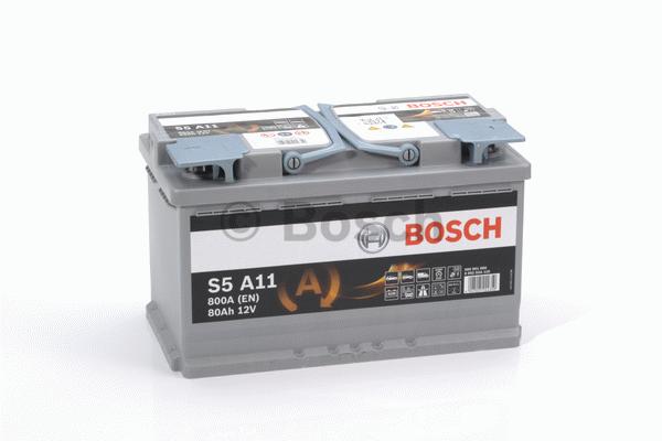 Akumulators Bosch S5A11 12V 80Ah 800A 0092S5A110 -+ 315x175x190mm   AGM