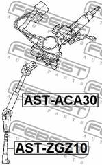 stūres vārpsta AST-ACA30