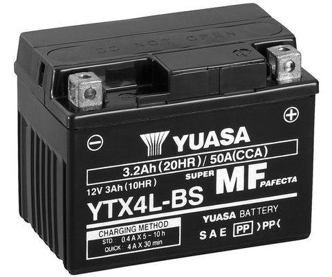 Akumulators Yuasa YTX4L-BS 12V 3Ah 50A