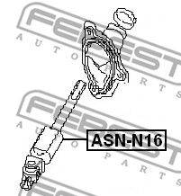 Stūres sviras vārpsta ASN-N16