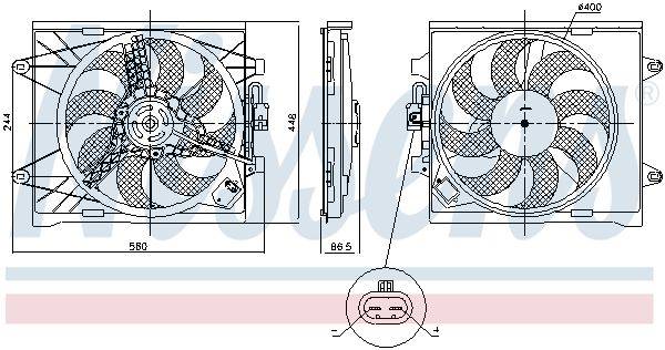 Ventilators, Motora dzesēšanas sistēma