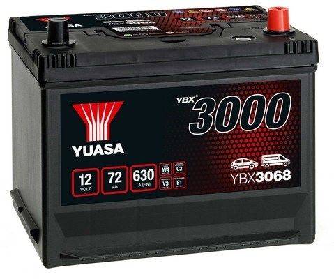 Akumulators Yuasa 72Ah 630A YBX3068