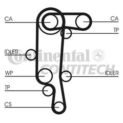 zobsiksna CT957(SET) 130z+58z GOLF4 1.6 16v