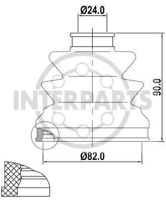 PUT.GUMIJA BT-46  802-60005 24X82