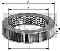 gaisa filtrs MANN C2339 FA-101-602-702*