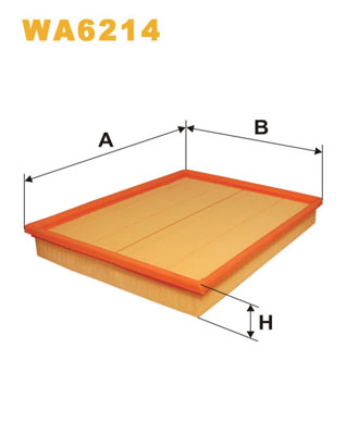 gaisa filtrs gaisa WA6214 AP051 LX735 C30130