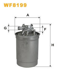 degvielas filtrs WF8199  KL152 KL154 WK823/1