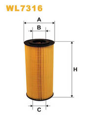 Filtrs WL7316 WL7061  ECO031, OE610