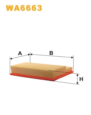 gaisa filtrs WA6663 