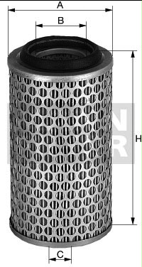 FILTRS MANN C15165-3 FA-116