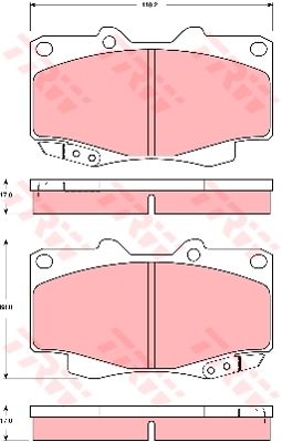 Bremžu kluči GDB3428