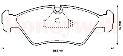 Bremžu kluči 571542B 600-13900