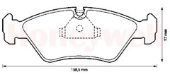 Bremžu kluči 571542B 600-13900