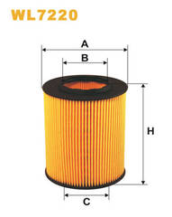 Filtrs eļļas WL7220 OX1541D HU925/4X ECO012 OE649