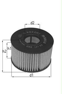 FILTRS EĻĻAS OX382D HU612/1X