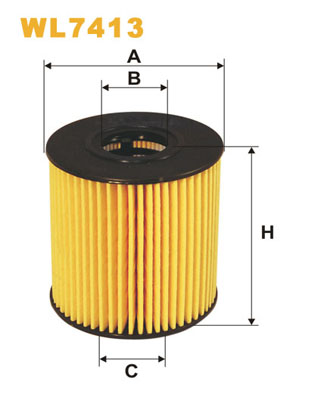 Filtrs WL7413 OE673 HU711/5X  ox339/2d