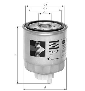 degvielas filtrs KC76, WF8121