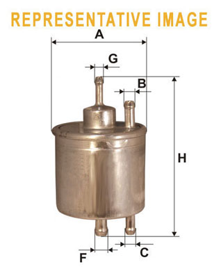 degvielas filtrs WF8338   PP832/4