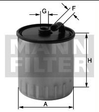 degvielas filtrs WK822/1 B3V011PR WF8272