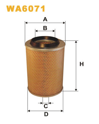 gaisa filtrs WA6071 ------LX496 C151271 E285L01