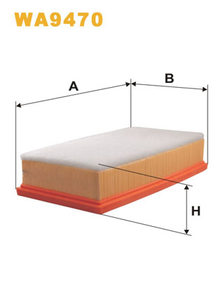 gaisa filtrs WA9470   LX1617