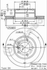 Br.Disks 15-6924 09.6924.14 1284.00