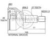 Granāta OJ-1495 151417 21449 Ford Mondeo 00-08 ; Focus RS 2.0 02-04 27/56.2/26