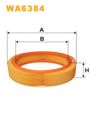 FILTRS WA6384 LX203 C2846