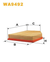 Filtrs WA9492 LX944 C30139 C10022