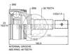 Granāta OJ-0242 21843 Toyota Avensis 97-03 abs