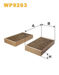 salona filtrs WP9263  kompl. 2gab.