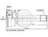 Granāta OJ-0605 12-080605 GI-514 24213 Mitsubishi Pajero 82-00 ; Pajero Sport 96-03 28/56/27