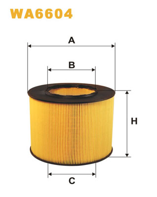 gaisa filtrs WA6604 E460L LX986  C18143  SB697