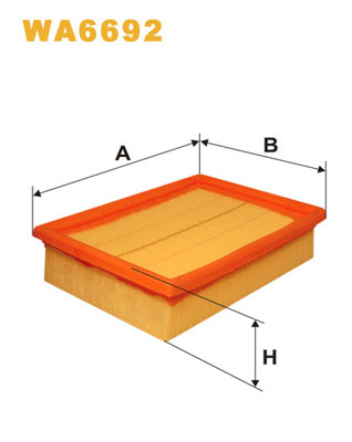 gaisa filtrs WA6692