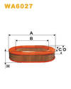 gaisa filtrs WA6027 LX86 C37145