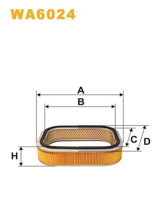 gaisa filtrs WA6024 FA-409 LX881 C2934