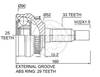 Granāta OJ-1715 151269 23639 SAAB 900 93-98, 9-3 98-02 abs29 33/52/25