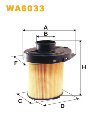 gaisa filtrs WA6033---- LX291 C1468