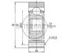 granāta IJ-6057 161012 22487 Audi 80 100 A4 A6 83-01 Passat 94-00 Bora 98- Beetle 98- /100/33 iekšē