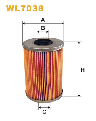 Filtrs WL7038 OX41 HU930/3x