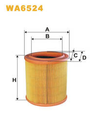 gaisa filtrs WA6524