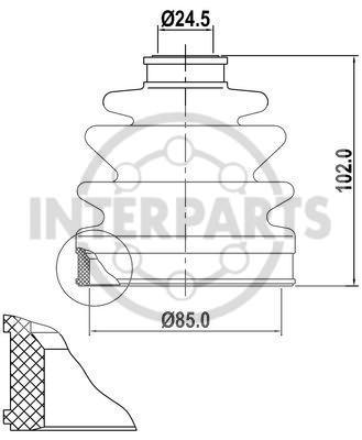 PUT.GUMIJA BT-21 24.5X85X102